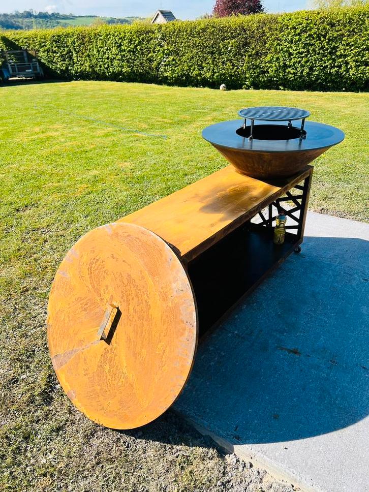 Bbq brasero plancha, Tuin en Terras, Houtskoolbarbecues, Nieuw, Ophalen