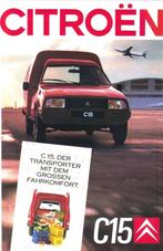 Citroen C 15 bestelwagen, brochure uit 7/1987, Verzenden, Gelezen, Citroën