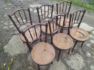 Lot de 6 chaises bistrot beschikbaar voor biedingen