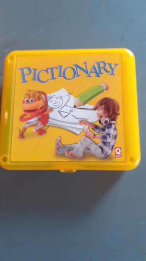 Jeu de voyage pictionary, Hobby en Vrije tijd, Gezelschapsspellen | Overige, Zo goed als nieuw, Ophalen of Verzenden