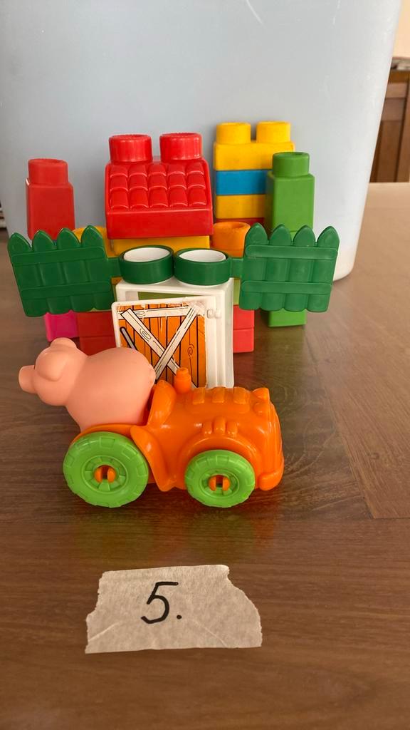 Clementoni Clemmy plus zachte blokken zak nr5/6 8€ per set, Kinderen en Baby's, Speelgoed | Bouwstenen, Gebruikt, Overige merken