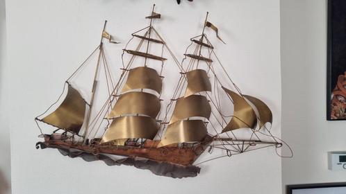 Daniel d'Haeseleer koper en messing zeilboot, Antiek en Kunst, Antiek | Brons en Koper, Koper, Ophalen