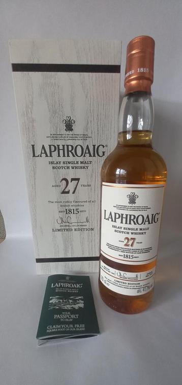 Laphroaig 27-year-old / investering whisky / whiskey