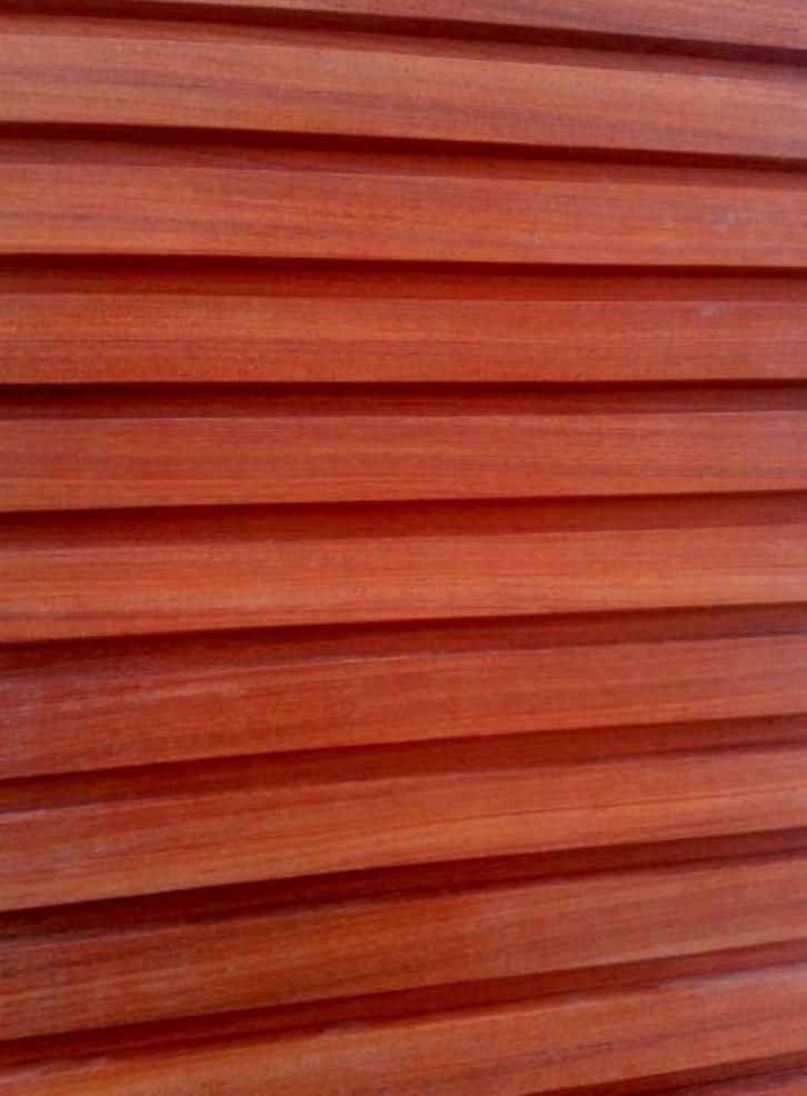 gevelplanchetten trixie of blokjesprofiel padouk, Doe-het-zelf en Bouw, Hout en Planken, Nieuw, Plank, Ophalen