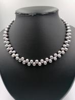 Collier de perles grises d'eau douce, Bijoux, Sacs & Beauté, Colliers, Avec pierre précieuse, Argent, Envoi, Gris