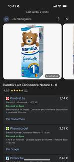 Lait bambix 1+, Ophalen, Nieuw, Overige typen