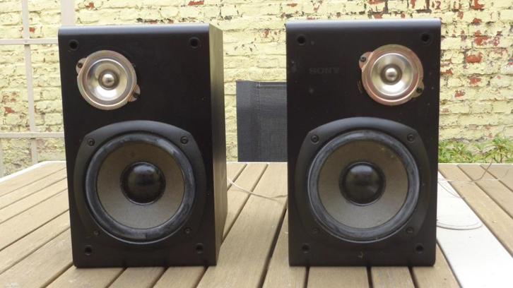set luidsprekers ; boxen ; speakers, Audio, Tv en Foto, Luidsprekerboxen, Gebruikt, Ophalen
