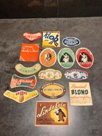 Oude bier en limonade etiketten, Verzamelen, Ophalen, Zo goed als nieuw, Overige typen, Overige merken