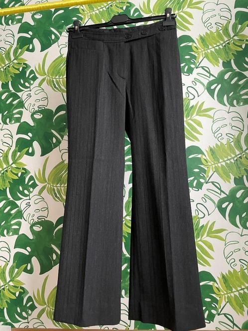 Nieuw lange broek zwart/grijs - merk Xandres - 38/40, Kleding | Dames, Broeken en Pantalons, Nieuw, Maat 38/40 (M), Grijs, Lang