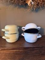 Mini mossel ketels, Huis en Inrichting, Ophalen, Zo goed als nieuw, Blauw