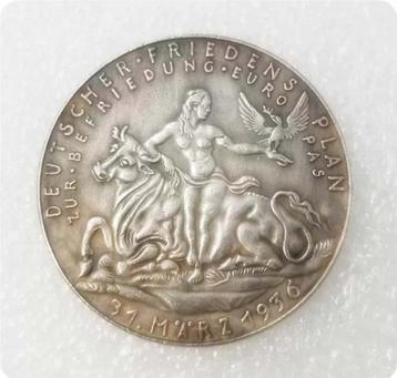 Deutscher Friedensplan 1936 munt + foto beschikbaar voor biedingen
