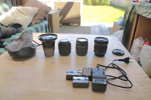Canon EF/EF-S lenzen + 3 x batt voor canon + oplader, Audio, Tv en Foto, Foto | Lenzen en Objectieven, Zo goed als nieuw, Overige typen