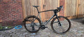 Canyon Grail CF SL8 2XL Grey/black + bikepacking bags, Fietsen en Brommers, Fietsen | Racefietsen, Gebruikt, Carbon, Heren, 61 tot 65 cm