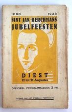 Programmaboekje Sint Jan Berchmans - Jubelfeesten 1888-1938, Verzamelen, Tijdschriften, Kranten en Knipsels, Ophalen of Verzenden