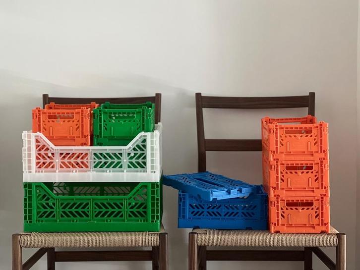 Set van 11 Opbergbakjes, Doe-het-zelf en Bouw, Kratten en Dozen, Zo goed als nieuw, Bak of Kist, Minder dan 50 cm, Minder dan 35 cm