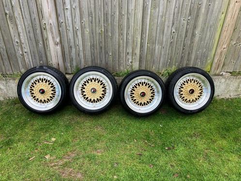 JAPAN racing BBS RS 4X100 4X108, Auto-onderdelen, Banden en Velgen, Band(en), 15 inch, Ophalen