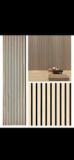 25€/m2 Promo akoestische wandpanelen 260x52cm, Ophalen of Verzenden