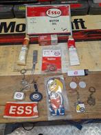 Lot esso tube vetplaat sleutelhanger sleutelhouder lampbreuk, Verzenden, Gebruikt, Overige typen