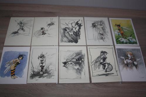 Loisel 10 postkaarten uit strips , 9x Fee , 1x tijdvogel, Collections, Personnages de BD, Neuf, Autres types, Autres personnages