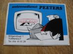 Oude Sticker antennedienst Peeters Turnhout, Verzamelen, Stickers, Nieuw, Film, Tv of Omroep, Ophalen of Verzenden