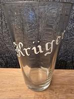 Oud, zeldzaam emaille schuin! EMAIL bierglas Krüger Eeklo, Verzamelen, Ophalen of Verzenden