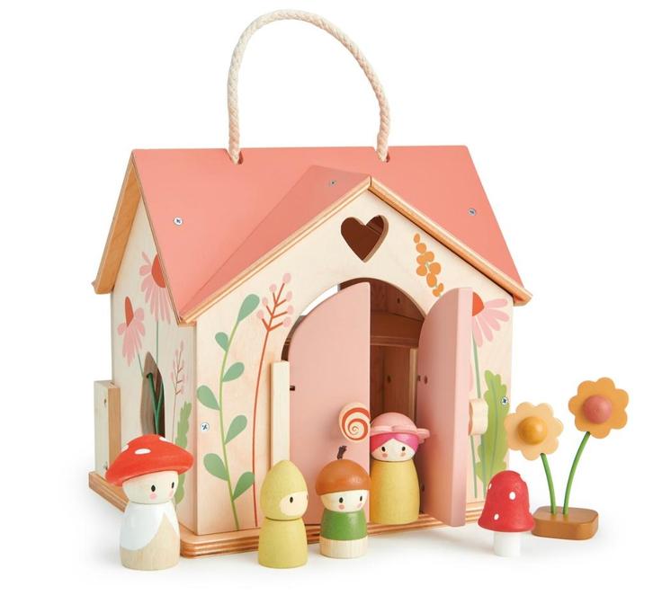 Chalet Rosewood poppenhuis Tender Leaf Toys, Kinderen en Baby's, Speelgoed | Poppenhuizen, Nieuw, Poppenhuis, Ophalen of Verzenden