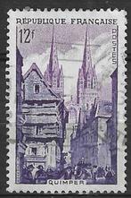 Frankrijk 1954 - Yvert 979 - Toerisme - Quimper  (ST), Timbres & Monnaies, Timbres | Europe | France, Affranchi, Envoi