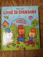 Livre de chansons françaises pour enfants, CD inclus, Livres, Comme neuf, Fiction général, Garçon ou Fille, Enlèvement ou Envoi