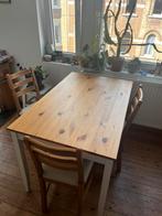 IKEA Lehrmann eettafel en 4 stoelen