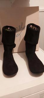 ASH DAMESLAARZEN, model AMY, leer+suède, Kleding | Dames, Zwart, Lage of Enkellaarzen, Nieuw, ASH