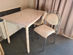 3 stoelen ( de tafel is weg ), 100 à 150 cm, Autres essences de bois, 50 à 100 cm, Utilisé