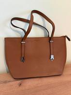 Handtas hexagona, Handtassen en Accessoires, Tassen | Damestassen, Ophalen of Verzenden, Zo goed als nieuw, Bruin, Handtas