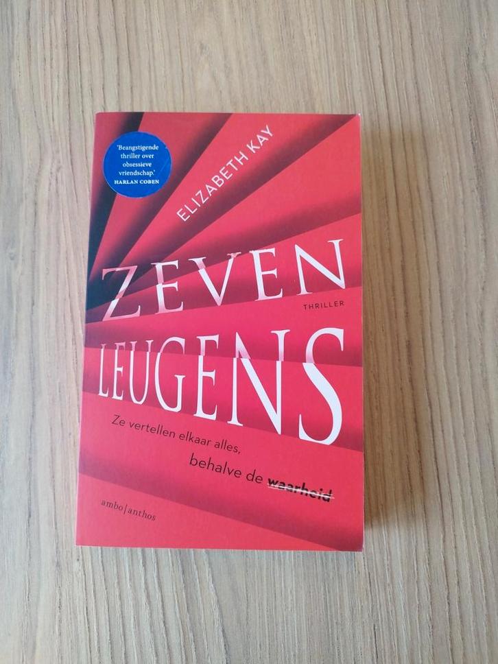 Boek te koop: Elizabeth Kay - Zeven leugens, Boeken, Thrillers, Zo goed als nieuw, Europa overig, Ophalen of Verzenden