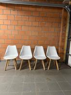 Ensemble table et chaise  cuisine, Enlèvement, Comme neuf, Blanc, Quatre