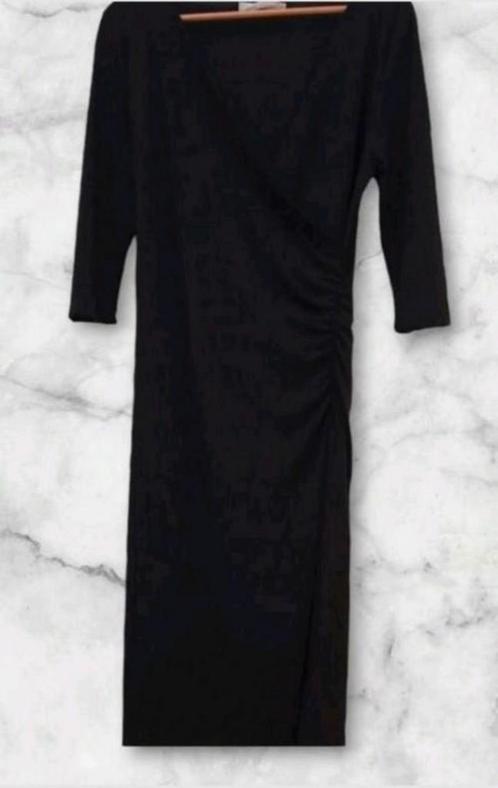 ✨️JULIEN LE ROY Stijlvolle Zwarte Jurk – Maat L✨️✨️, Kleding | Dames, Jurken, Zo goed als nieuw, Maat 42/44 (L), Zwart, Onder de knie