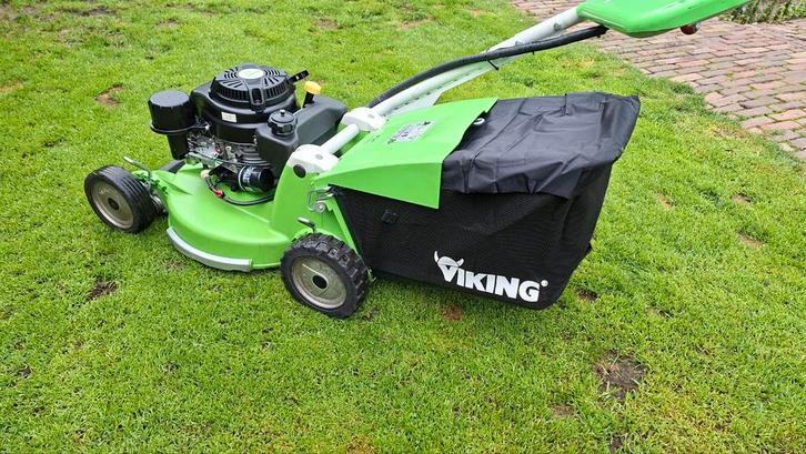 Zware Viking Pro( stihl) mb756yc hydrostatic benzine grasmaa, Tuin en Terras, Grasmaaiers, Zo goed als nieuw, Benzine-grasmaaier