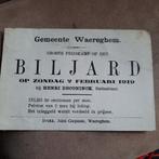 Waregem ( oud kaartje ) van " Waereghem" uit 1919 !, Ophalen of Verzenden