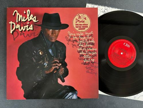 MILES DAVIS - You're under arrest ( LP ), Cd's en Dvd's, Vinyl | Jazz en Blues, Zo goed als nieuw, Jazz, 1980 tot heden, 12 inch