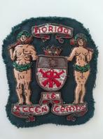 Ecusson / Patch / Bouclier Vintage - Horido Le Atten Temps, Autres sujets/thèmes, Bouton, Utilisé, Enlèvement ou Envoi