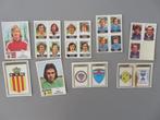 9 autocollants Panini Football 1973 - 1974, Comme neuf, Affiche, Image ou Autocollant, Enlèvement ou Envoi