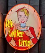 It's coffee time neon en veel andere leuke retro decoraties, Verzamelen, Merken en Reclamevoorwerpen, Ophalen of Verzenden, Nieuw