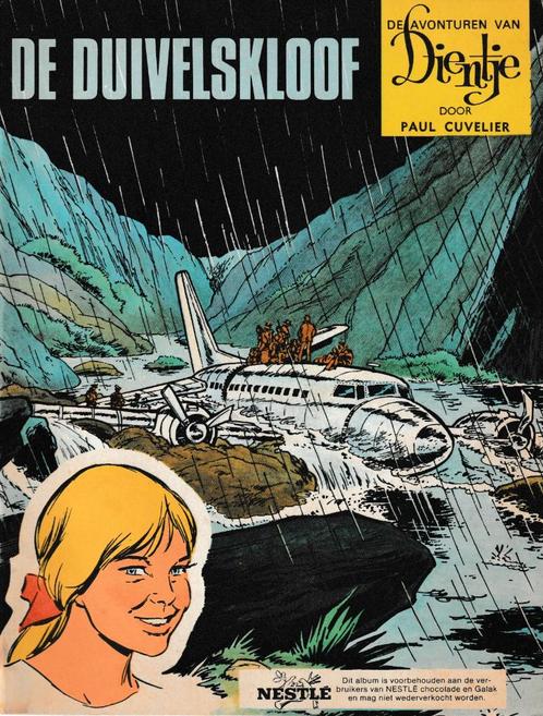 Strip : "De avonturen van Dientje - de duivelskloof"-Nestlé., Boeken, Stripverhalen, Ophalen of Verzenden