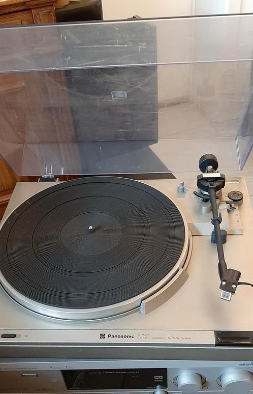 Panasonic SL-H304 zilveren vintage vinyl draaitafel automat, Audio, Tv en Foto, Platenspelers, Zo goed als nieuw, Platenspeler