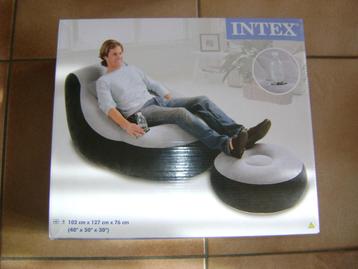 INTEX ultra lounge stoel en poef beschikbaar voor biedingen
