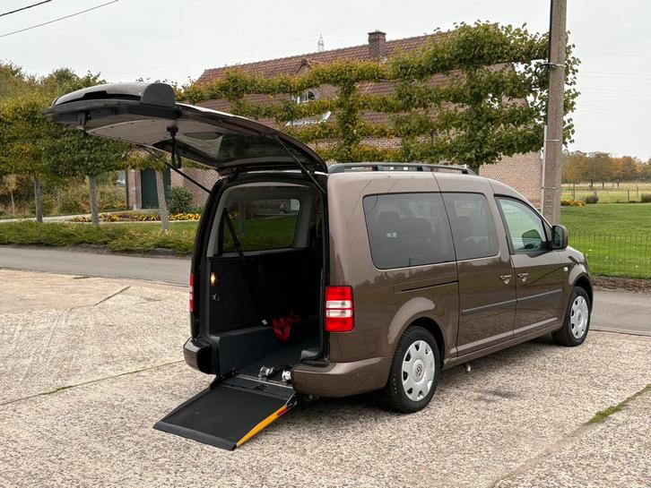 ♿️VW Caddy Maxi 1.2TSI Rolstoel Invalide Mindervalide TPMR, Auto's, Volkswagen, Bedrijf, Te koop, Caddy Maxi, Aangepast voor mindervaliden
