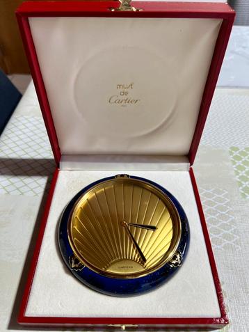 Must de Cartier - Lapis Art Deco Clock, Enlèvement ou Envoi