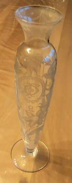 Oude transparante vaas, Ophalen of Verzenden