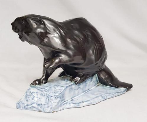 Bever - Josuë Dupon., Antiek en Kunst, Kunst | Beelden en Houtsnijwerken, Ophalen of Verzenden