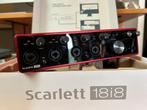 Focusrite Scarlett 18i8 18-in 8-out USB audio interface, Computers en Software, Geluidskaarten, Extern, Ophalen of Verzenden, Zo goed als nieuw