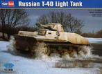 HOBBY BOSS 83825 RUSSIAN T-40 LIGHT TANK ECHELLE 1/35, 1:32 tot 1:50, Nieuw, Ophalen of Verzenden, Tank